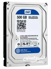 3 هاردسك 500 قيقا H.H.D   (3.5 انش)