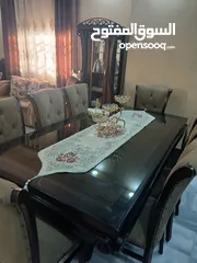  2 طاولة سفره 8 كراسي للبيع  توب نظافه