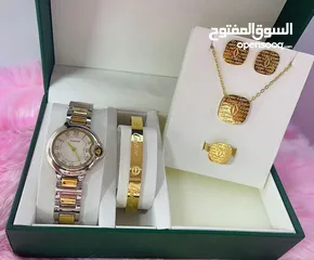  15 اكسسورات مع ساعه  22ريال