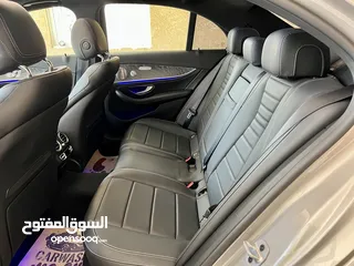  25 مرسيدس E350 AMG ذهبي 2022 اعلى مواصفات بحالة الزيرو مميزة جدا جمرك جديد