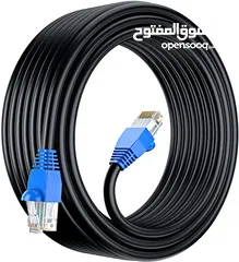  10 CABLE E.NET CAT6a patch cord gray 50M  كابلات انترنت 50M