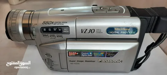  2 VHS-C Movie camera digital panasonic