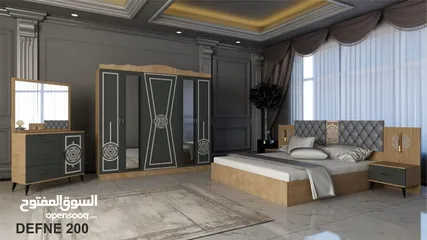  8 غرف نوم تركي وصلت حديثا شامل التركيب والدوشق مجاني