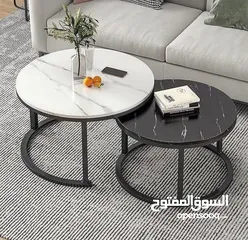  5 طاولة وسط  مكونة من قطعتين 70سم -50سم   وفرنالكم اليوم طاولات الوسط الأكثر طلباً وبسعر منافس جداً