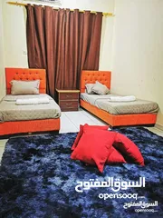  17 شقة مفروشه للايجار اليومي في اربد شارع الجامعه سوبر ديلوكس  بأسعار مناسبه للجميع