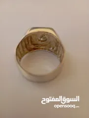  2 خاتم فضه موزنيت