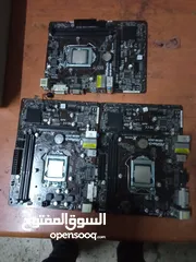  1 لوحات ASRock H81M-DGS مع معالج i3-4130