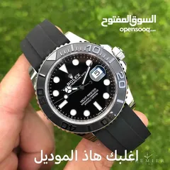  9 ساعات Rolex ستيل + جلد مع بكج رولكس لساعة وبطاقة كفالة لمدة سنة كاملة من تاريخ الاستلام  تواصل واتس