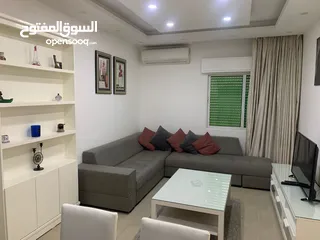  1 شقة مفروشة - غرفتين - سوبرديلوكس للايجار - موقع مميز في الشميساني - قرب الخدمات - مجهزة بالكامل