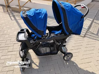  1 Twin baby stroller junior brand
