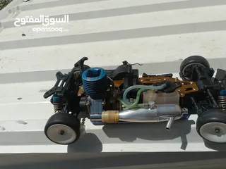  3 سيارة  تحكم عن بعد احترافية1/10 نايترو (وقود) مش للاطفال
