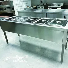  12 Bain Marie with more containers Fast food warmer stainless Steel for Restaurant Hotel Cafeteria
