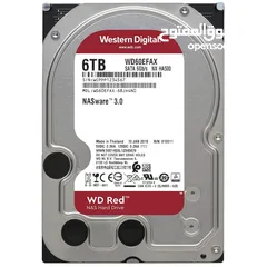  1 Western Digital RED HDD NAS Storage 6TB 5400RPM SATA 6Gb