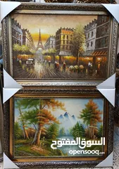  12 لوحات براويز مرايا رسم آيات قرآنية تحف حائط غرف منزلية
