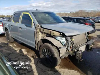  2 فورد بانوراما فل اوبشن  F150 2019 4X4 محرك 3.5 V6 حادث بسيط اغراضه فالكريل بسعر منافس