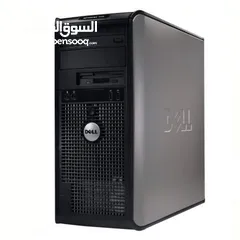  1 كيسة كمبيوتر Dell optiplex 755  استعمال خفيف   البيع للتجديد