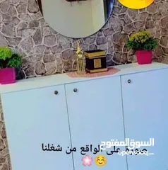  3 خزانه احذيه مع مرايه