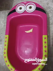  3 بانيو اطفال مع مقعد حديثي ولاده 