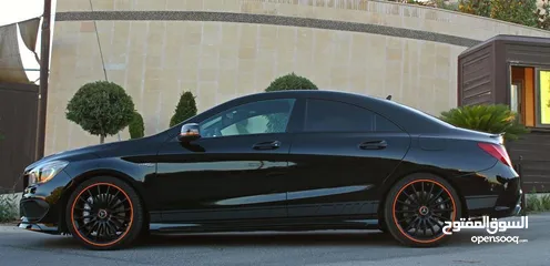  5 Mercedes cla 45 AMG 2016 Orange art edition  بحالة الوكالة مالك اول  اعلى مواصفات