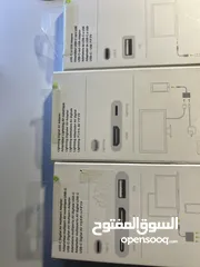  2 ادابتر ابل متعدد المنافذ اصلي من ابل جداد بالكرتونه مسكرات