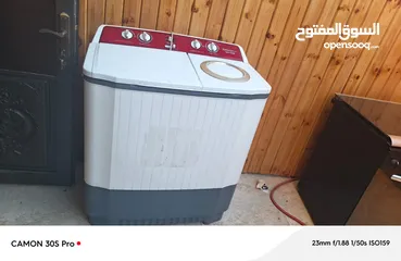  5 غساله حوضين ناشونال 10 كيلو بحاله ممتازه