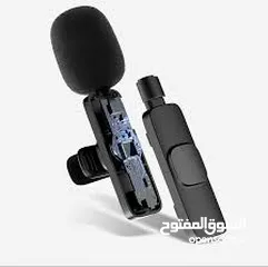  2 ميكروفون لاسلكي k8 wireless microphone