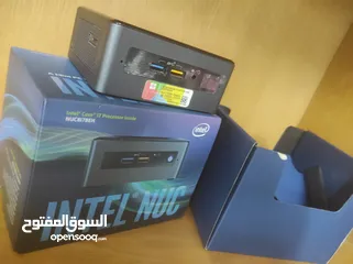  1 Intel NUC Desktop NUC8i7BEH, Intel i7 8th Gen 16GB RAM, 1TB M2 SSD