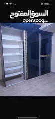  2 خزائن حائط عدد 2 لون بيج ولون اسود