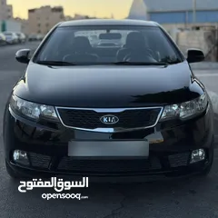 3 كيا فورتي للبيع بحالة ممتازه  Kia Forte 2013 لون اسود فحص كامل