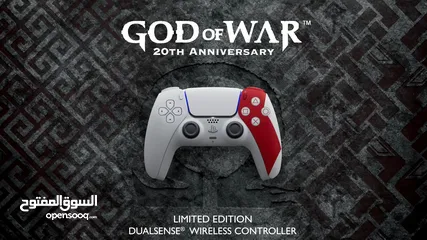  5 يد تحكم بلايستيشن 5 إصدار خاص God of War – تصميم حصري وأداء عالي