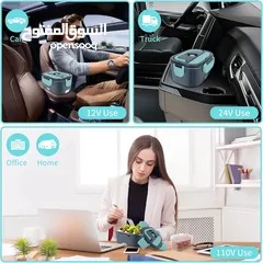  5 لانش بوكس كهرباء (حافظة طعام بالكهرباء)  الآن وبكل سهولة في أي مكان يمكنك تسخين الاكل حافظة متعد