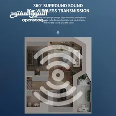  6 ميكرفون موبايل لاسلكي لتسجيل مدونات الفيديو والبث المباشر، لا يحتاج إلى تطبيق نوع F2