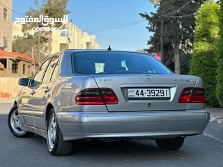  8 مرسيدس بنز E 200 بحاله الوكاله موديل 2001 افنجارد اصلي