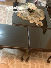  7 طقم كنب عشر مقاعد ثقيل مع معرض تلفزيون مع طاولات