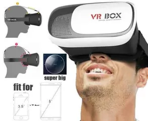  1 نظارة الواقع الافتراضي "vr box 3D"