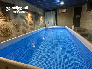  5 شاليه مع كوخ وجكوزي للعرسان او زوجين جين واطفالهم للايجار مع مبيت في نابلس 10 دقايق عن رفيديا