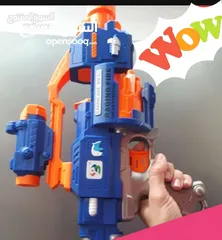  7 مسدس او برودة نيرف  nerf مستعملة و هي  تعمل و معها 14 طاقة اسفنجية للبيع