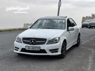  4 Mercedes Benz c200 plus مواصفات خاصه وارد  Amg وكاله 2014 فل كامل فحص كامل