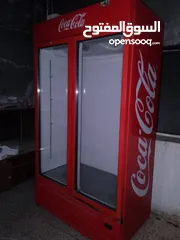  1 ثلاجات كوكا كولا للمحلات التجارية أو المطاعم بحالة جيدة