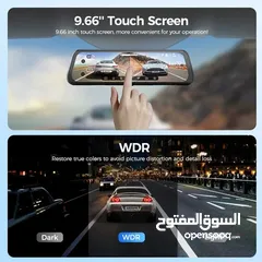  6 افضل منظرة داش كام Car Mirror DashCam 4K