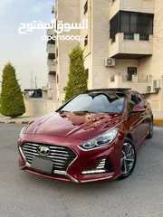  3 هيونداي سوناتا 2018 فل كامل ليميتد فحص كامل كرت ابيض وارد الشركة للبيع بسعر مميز