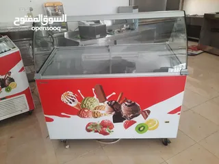  6 Ice cream machine Roll and fridge for sale ,, مكينة الآيس كريم رول البيع
