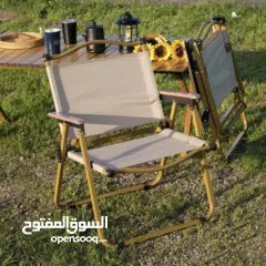  5 متوفر كرسي وطاولة ب 3 احجام