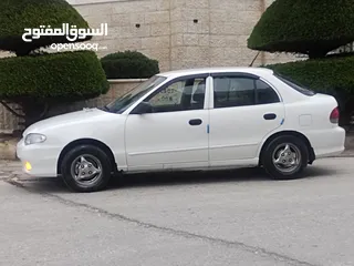  3 هونداي اكسنت اوتوماتيك 1997 محرك 1500cc توب نظافة بحال الوكاله بسعرررر مميززز