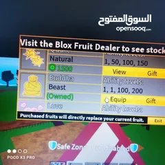  6 Roblox account ( blox fruit )