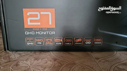  1 للبيع: جهاز PC جيمنق لللألعاب والتصميم الجرافيك  + شاشة احترافية – جديد تقريبًا، مع كفالة 24 شهر