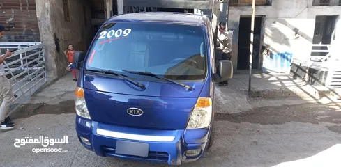  1 كيا بنجو كبينة وربع 2009
