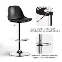  3 كرسي بار مودرن راقي للمساحات الصغيره مقعد مبطن تشغل الكراسي العالية مساحة أقل واقل سعر