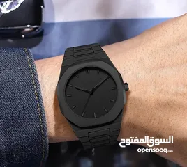  2 ساعات كاجوال جديدة، ساعات كوارتز بلاستيكية عصرية للرجال والنساء - خيار هدايا مثالي