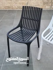  15 كراسي اكريليك كراسي حديقة كراسي خارجية كرسي اكريليك قوي عظم مقارم للشمس للمطاعم والمساحات الخارجية
